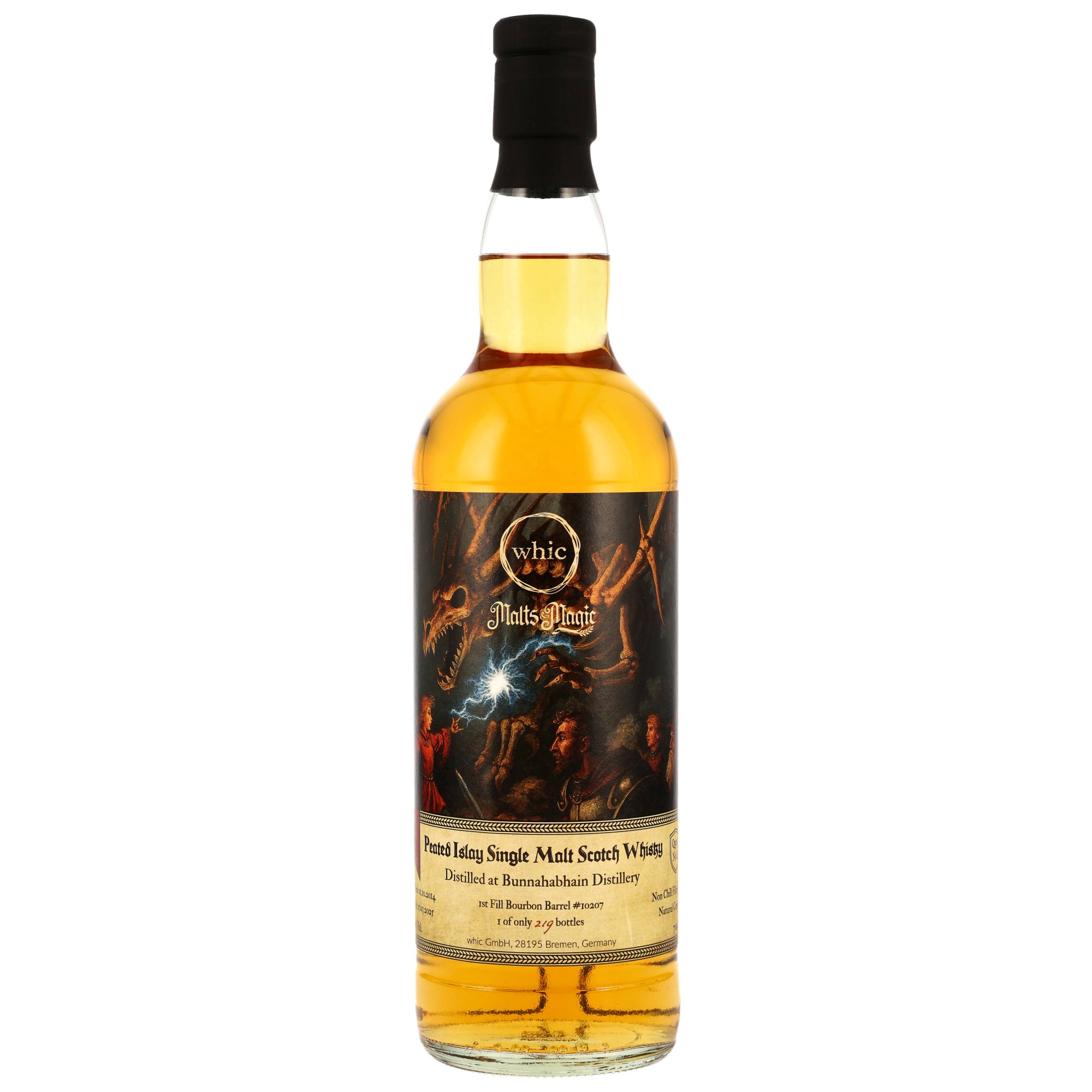 whic Peated Islay Single Malt Scotch Whisky Malts Magic Edition 54,1% Vol. mit limitierter 219-Flaschen-Abfüllung von Bunnahabhain Distillery