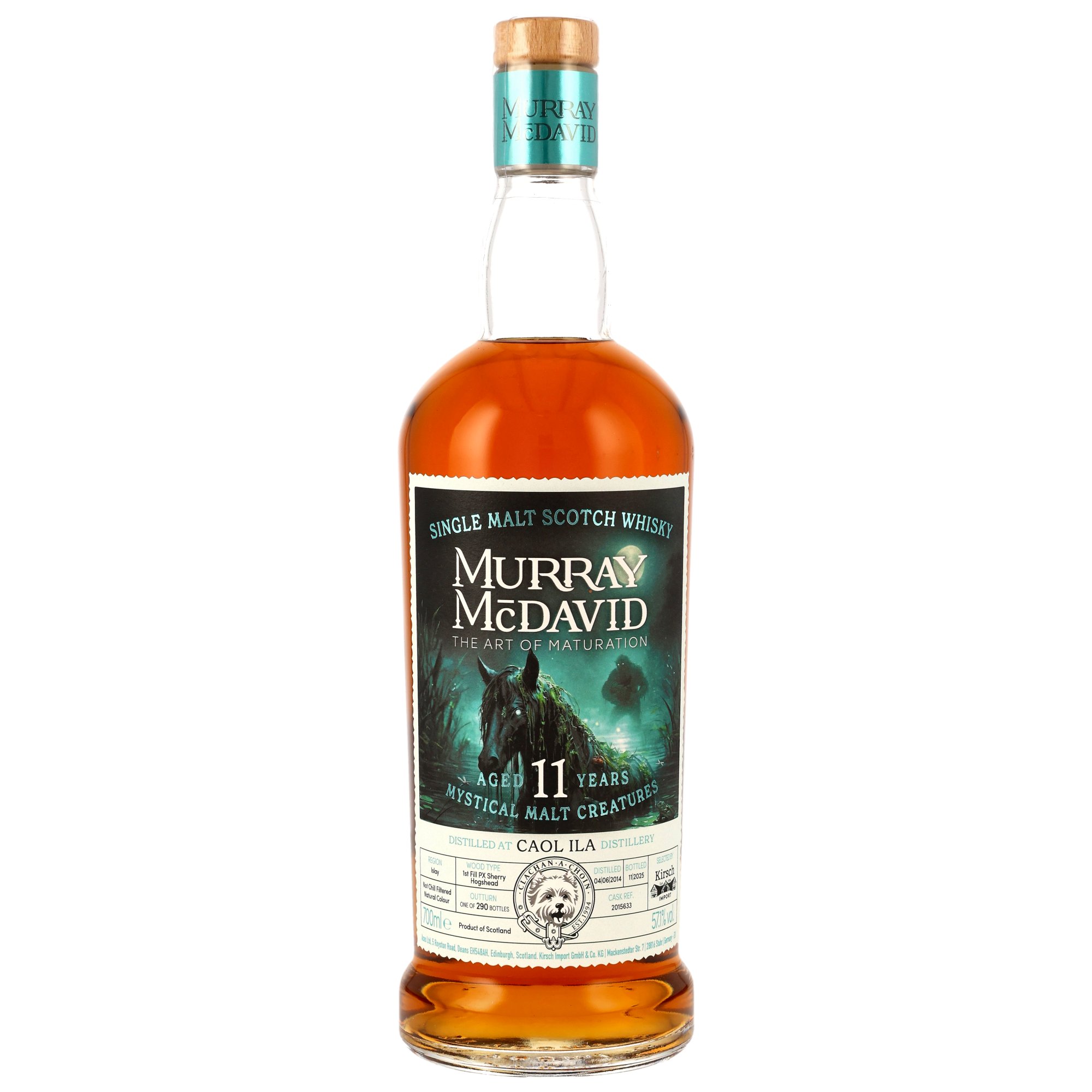 Caol Ila 2014/2025 - 11 Jahre 1st Fill PX Sherry Hogshead Cask #2015633 Mystical Malt Creatures (Murray McDavid)