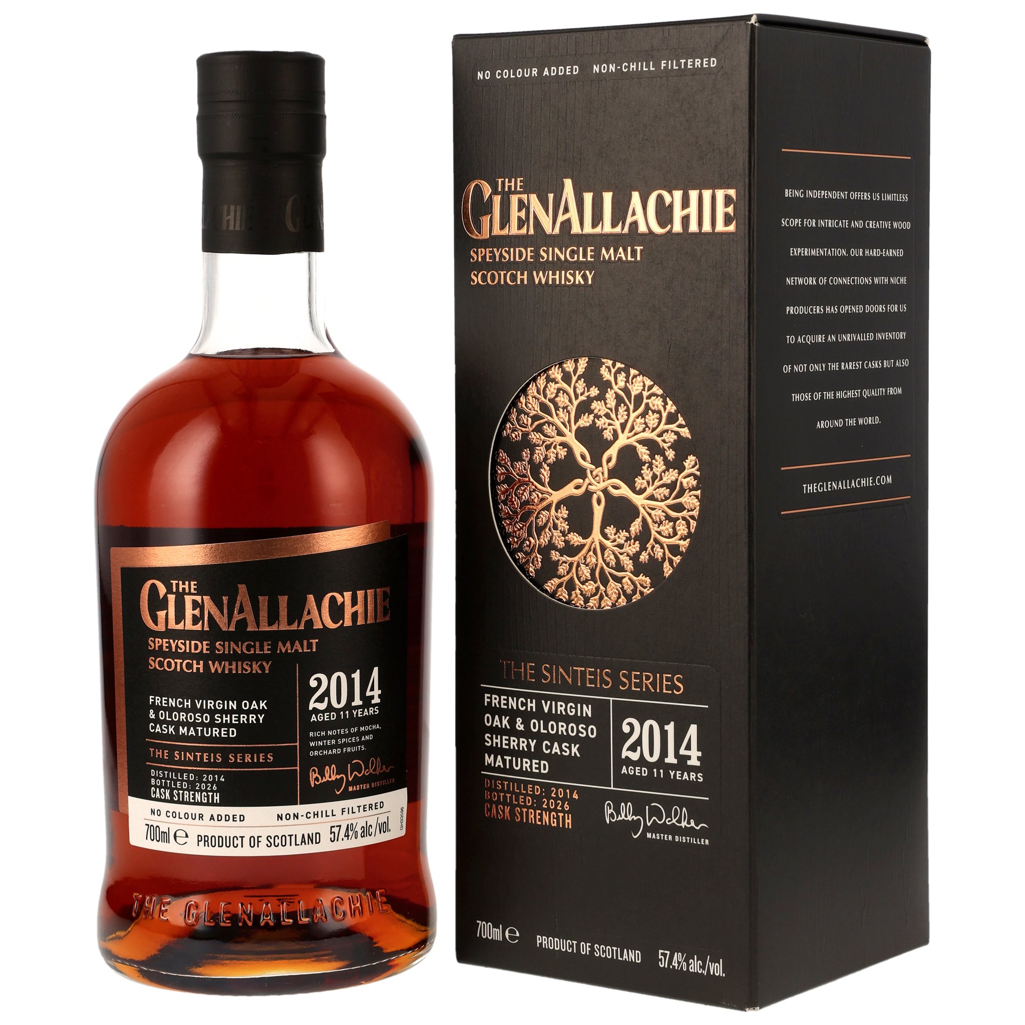 GlenAllachie 2014/2026 - 11 Jahre French Virgin Oak & Oloroso Sherry Cask The Sinteis Series