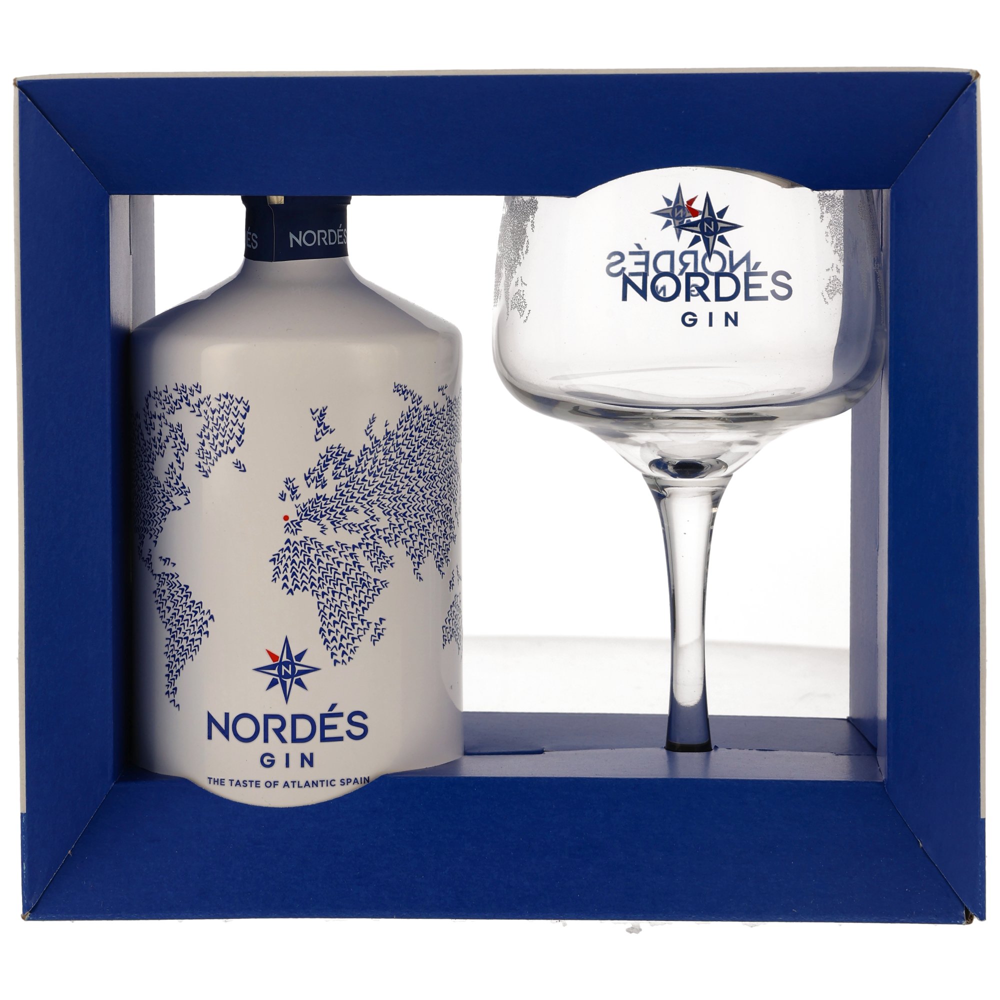 Nordés Gin Geschenkset mit Glas