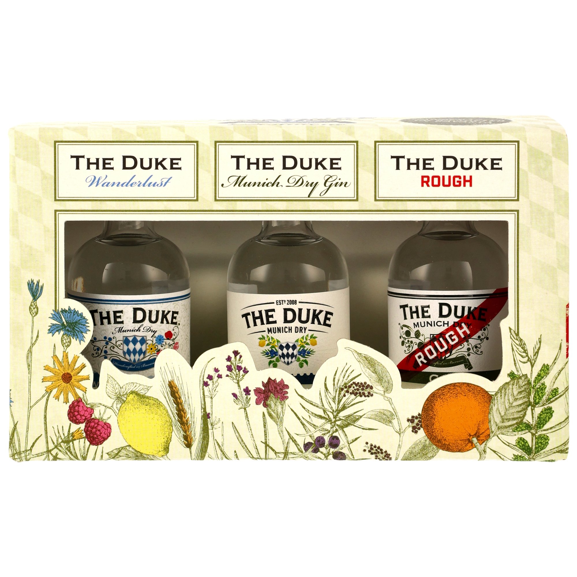 The Duke Munich Dry Gin Probierset (3x50ml Miniaturen) (Bio)