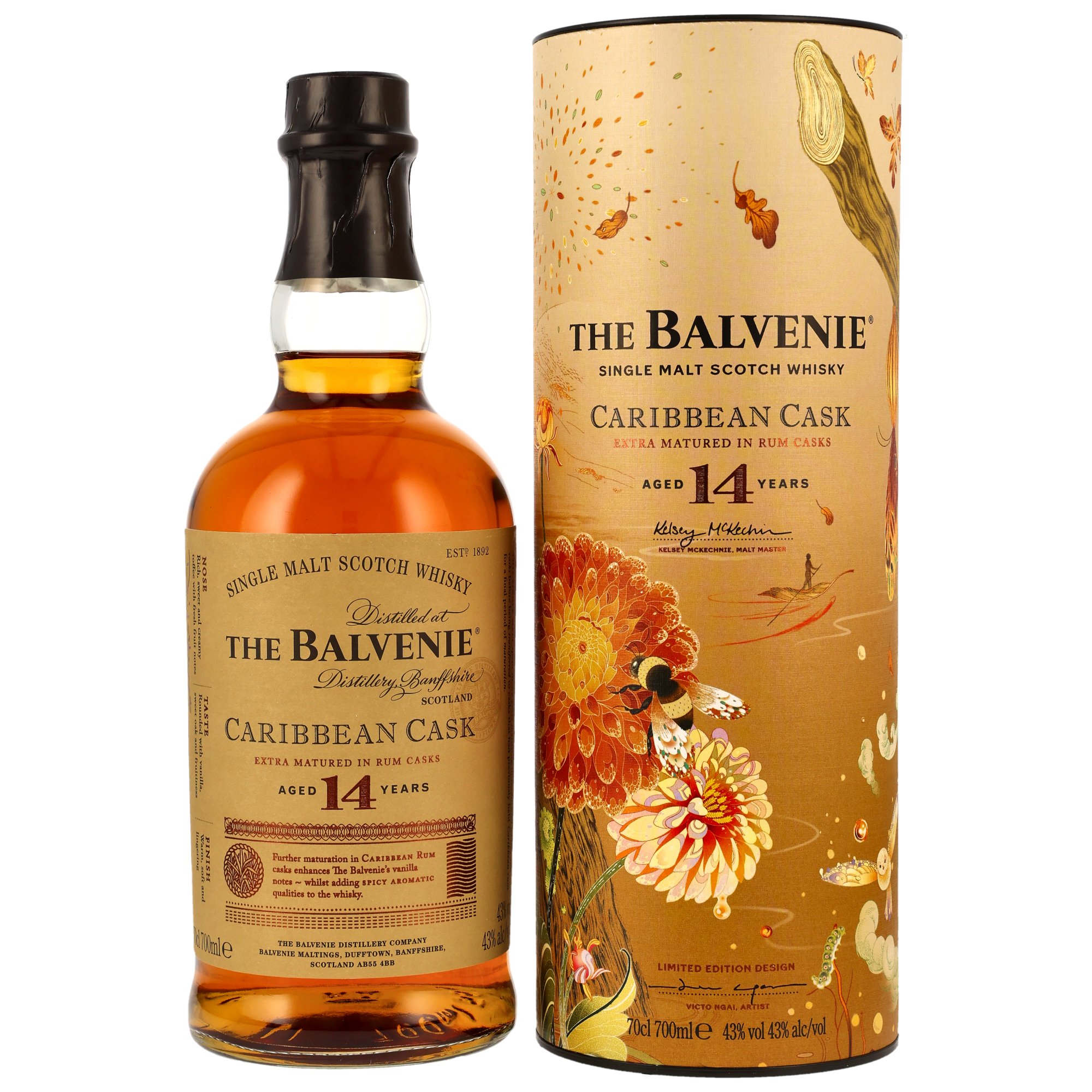 Balvenie 14 Jahre Caribbean Cask Limited Edition Victo Ngai