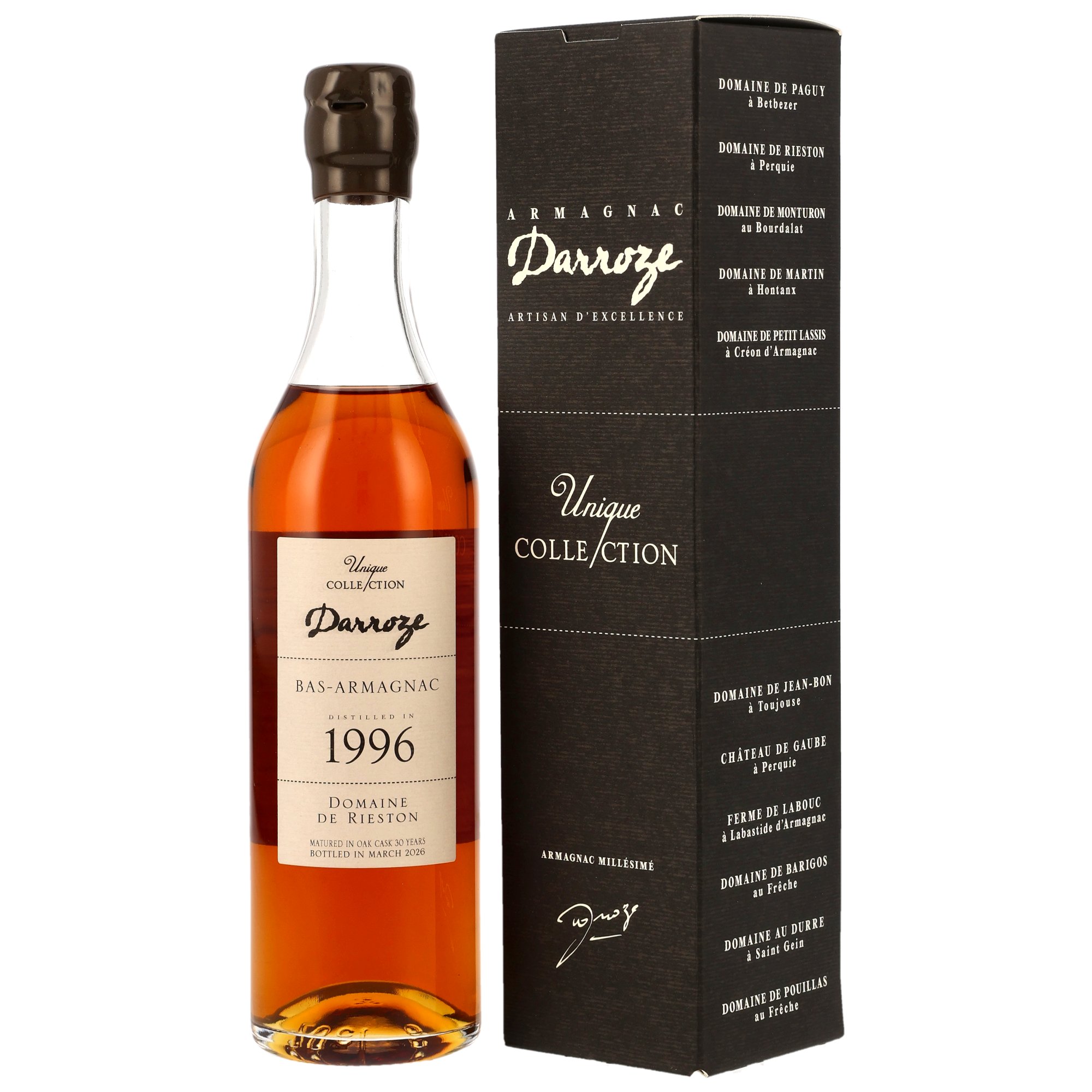 Darroze 1996/2026 - 30 Jahre Domaine de Rieston Bas-Armagnac Unique Collection (200 ml)