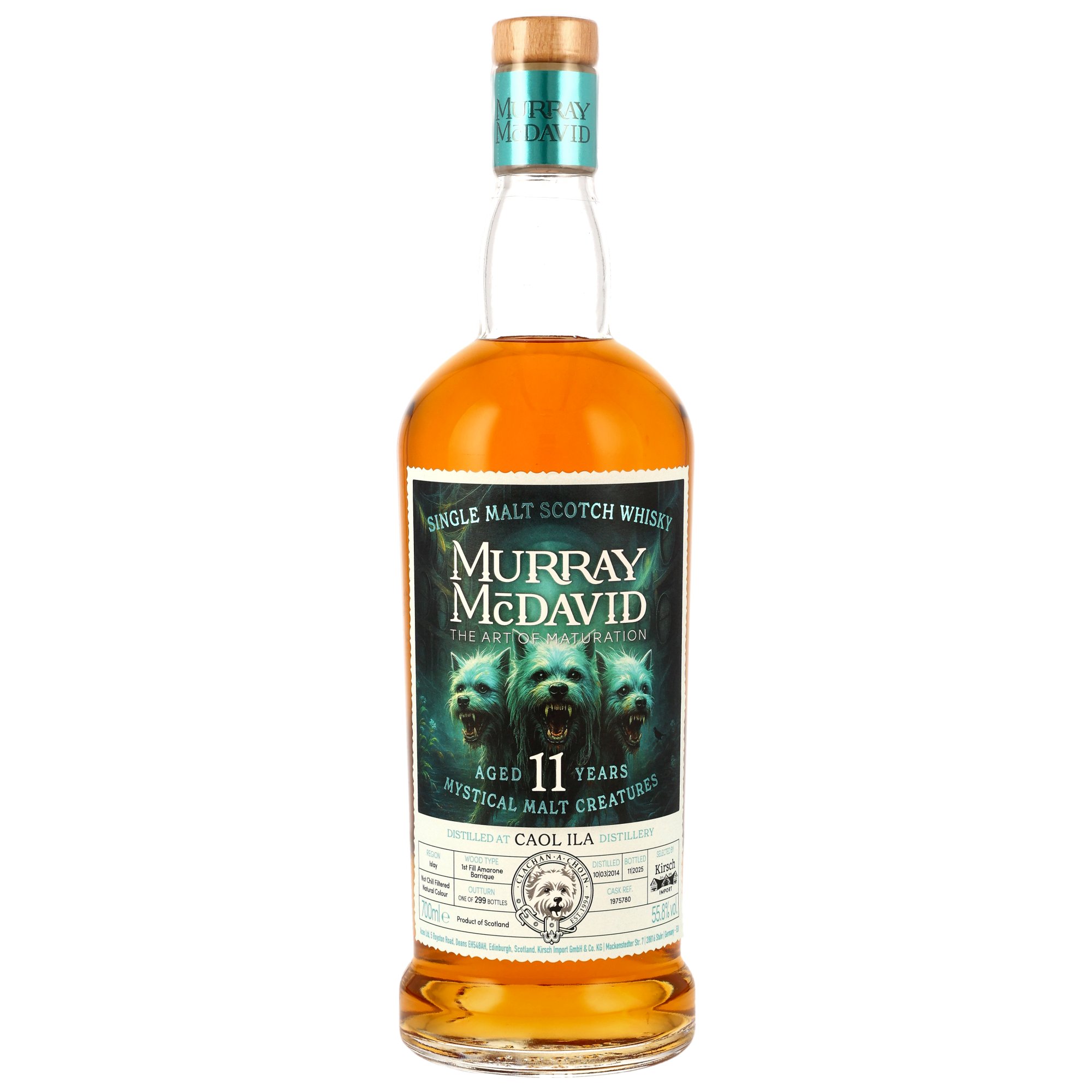 Caol Ila 2014/2025 - 11 Jahre 1st Fill Amarone Barrique #1975780 Mystical Malt Creatures (Murray McDavid)