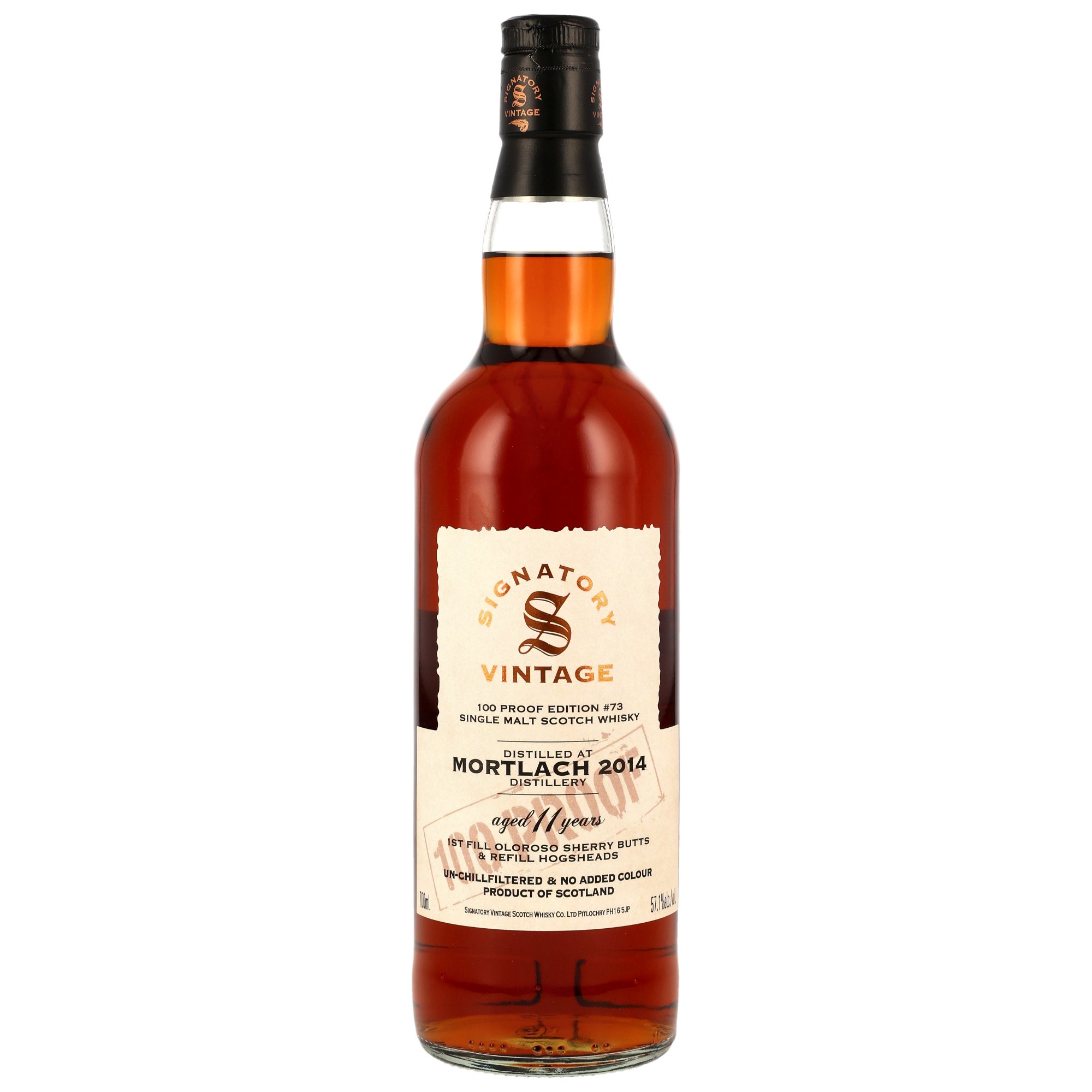 Mortlach 2014 - 11 Jahre 1st Fill Oloroso Sherry Butts & Refill Hogsheads 100 Proof Edition #73 (Signatory)