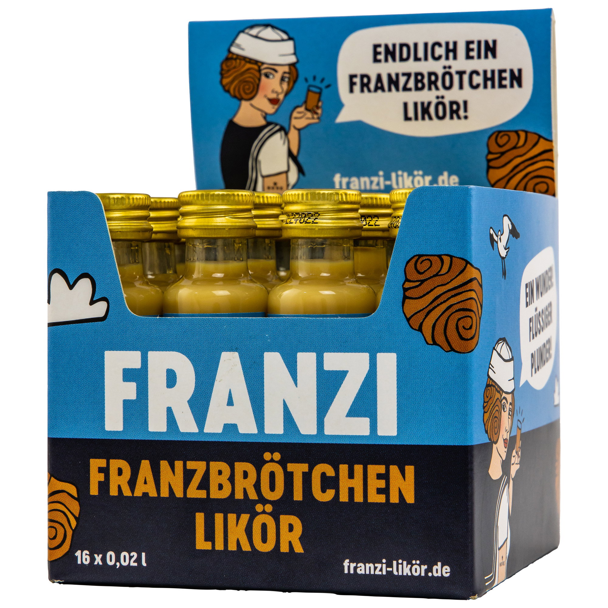 Franzi Franzbrötchenlikör Mini-Box (16x 20ml)