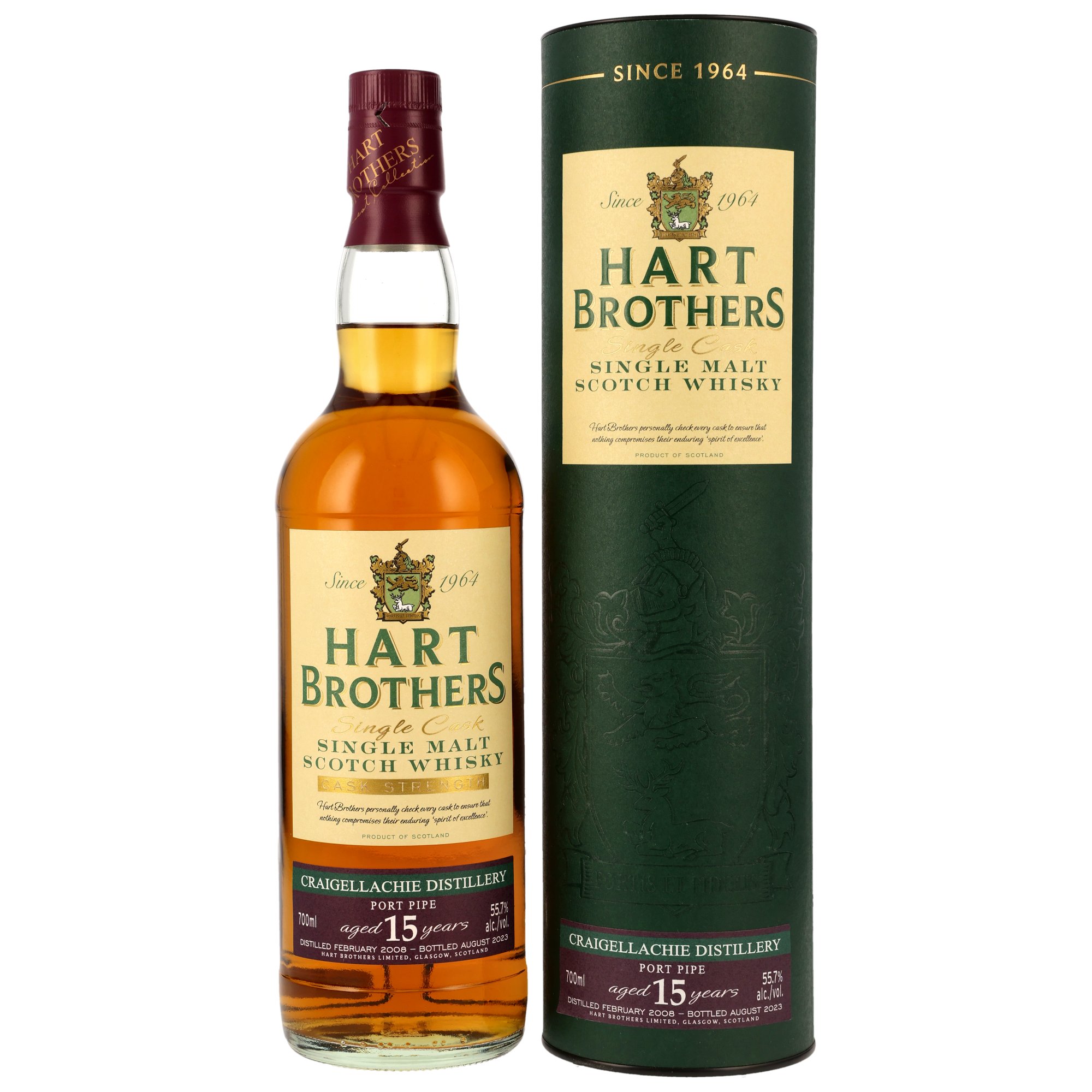 Craigellachie 2008/2023 - 15 Jahre Port Pipe (Hart Brothers)