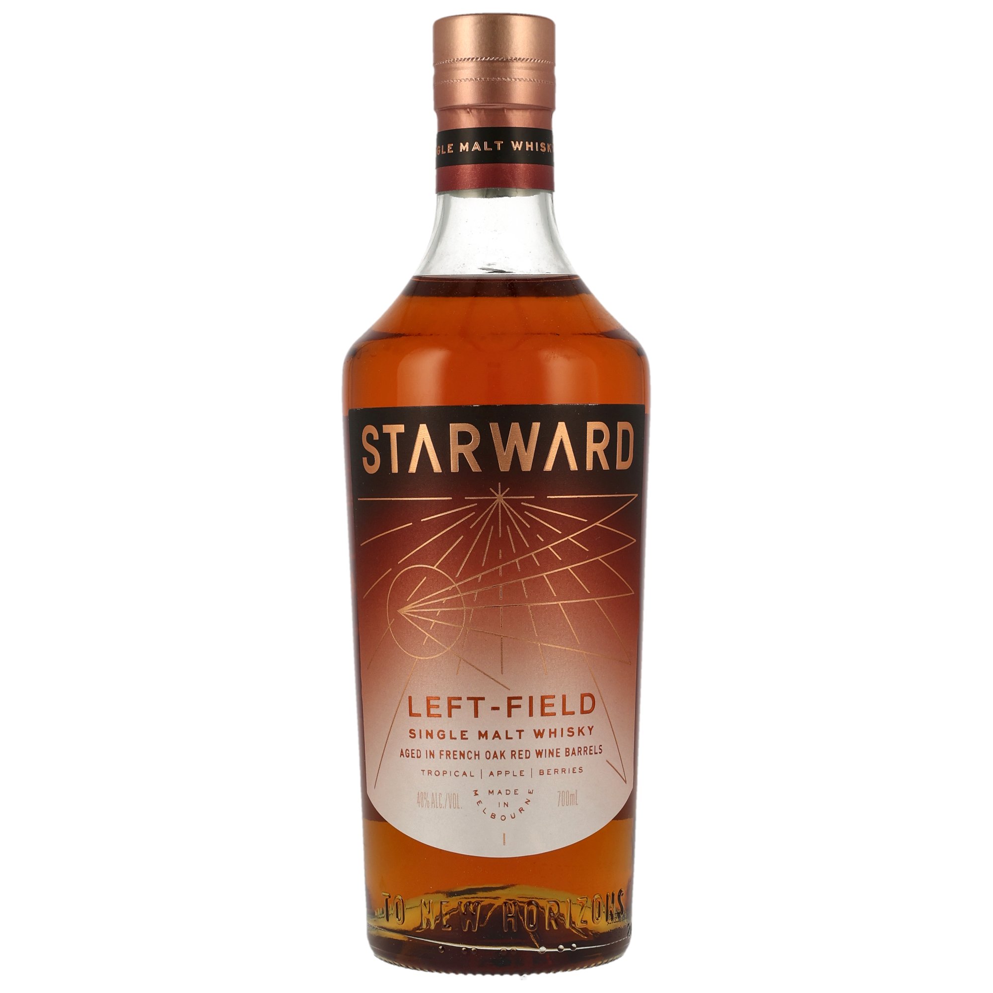 Starward Left-Field Single Malt Whisky gereift in French Oak Red Wine Barrels, 40% vol, 700ml