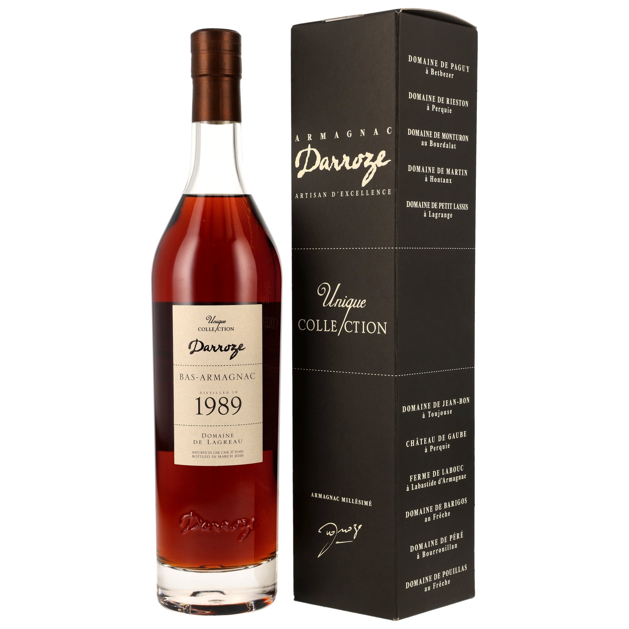 Darroze 1989/2026 - 37 Jahre Domaine de Lagreau Bas-Armagnac Unique Collection