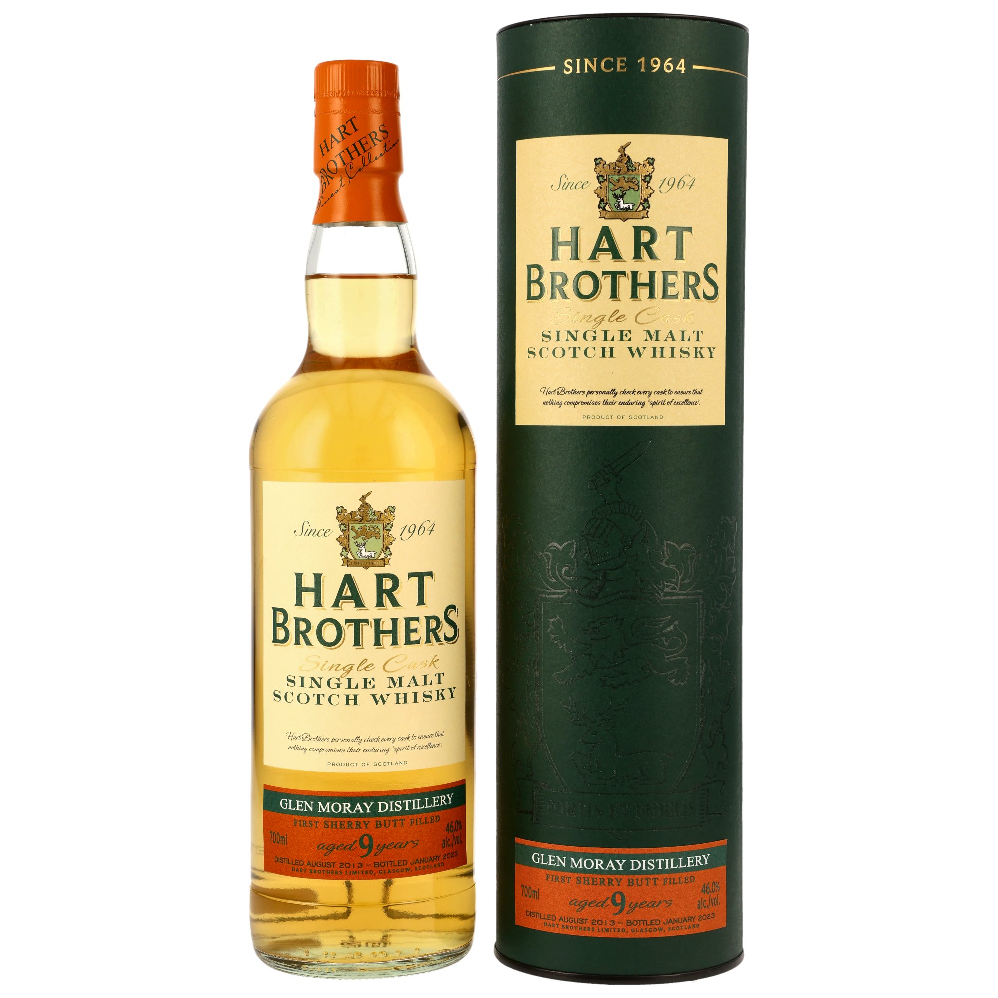 Glen Moray 2013/2023 - 9 Jahre 1st Fill Sherry Butt (Hart Brothers)