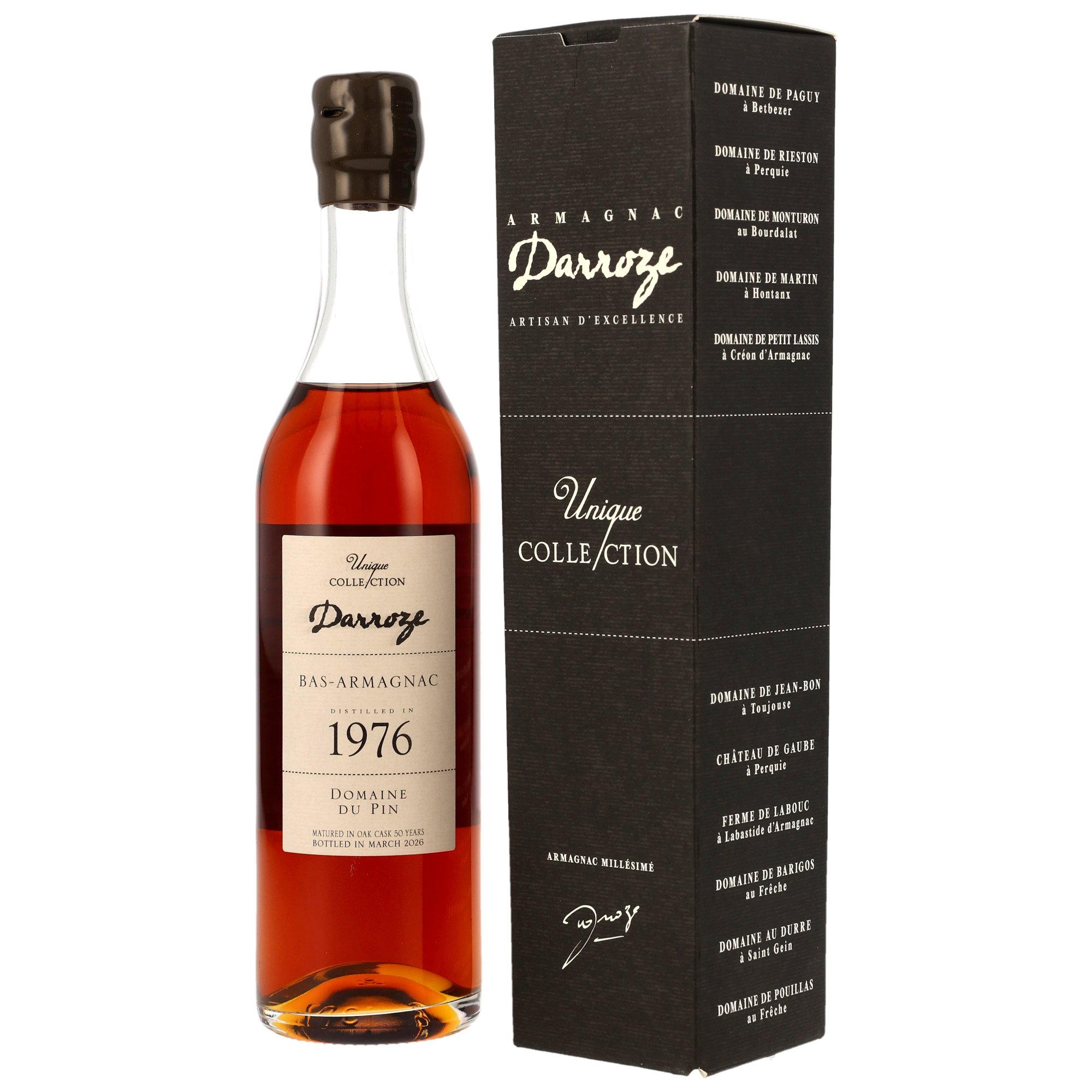 Darroze 1976/2026 - 50 Jahre Domaine du Pin Bas-Armagnac Unique Collection (200 ml)